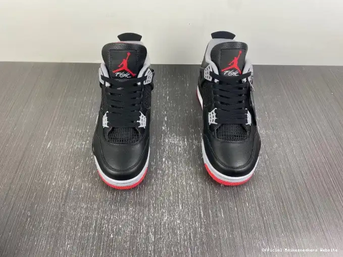 Official Maikesneakers 4 FV5029-006 Jordan Bred Air Reimagined 0408